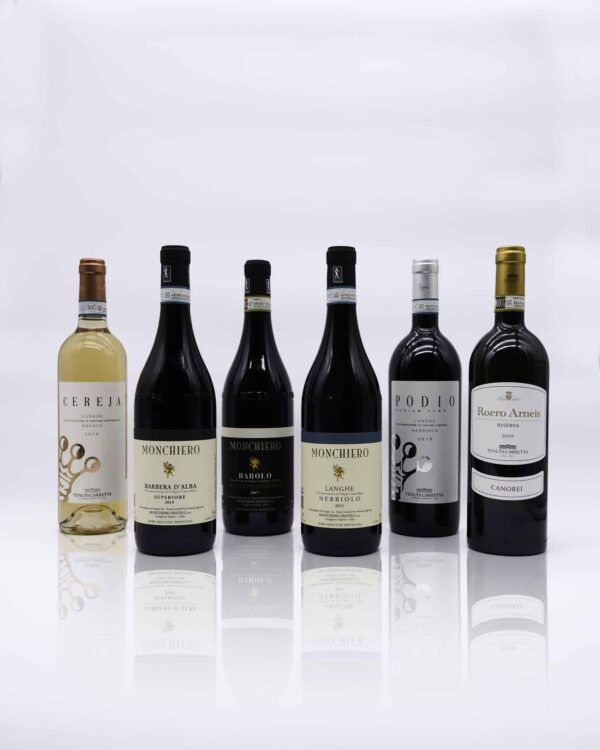 Piemonte wijnen proefdoos